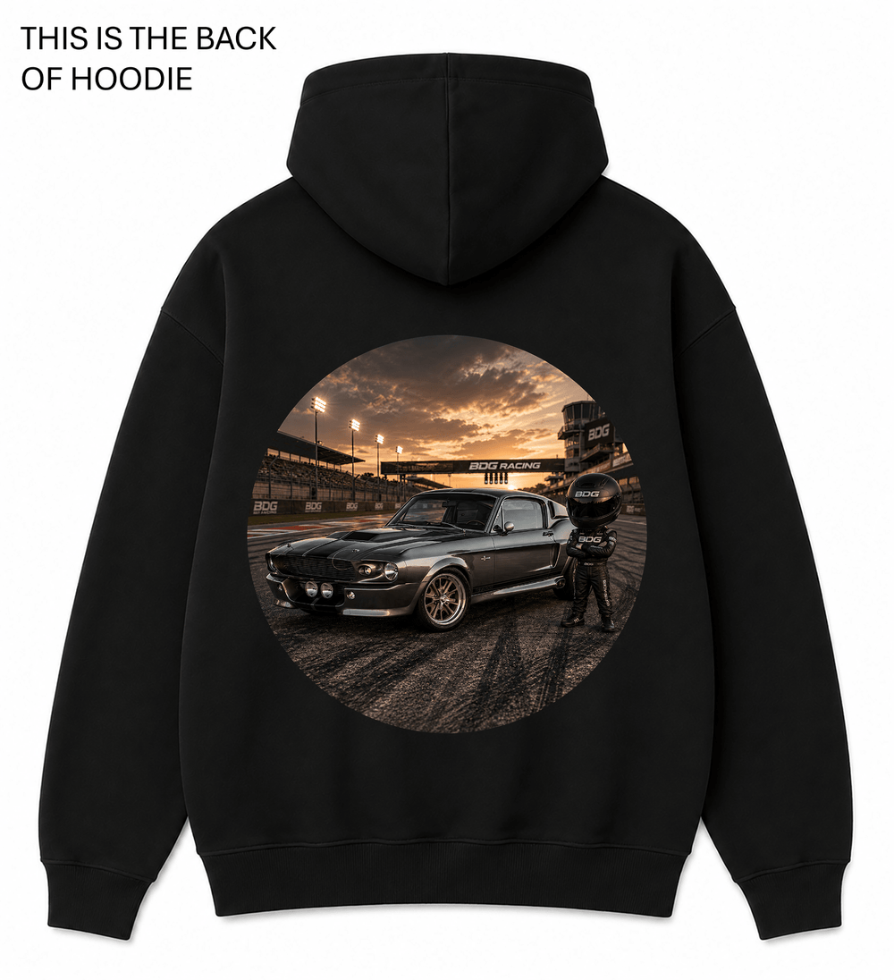 BDG Graphic Hoodie - 1967 Ford Mustang Eleanor - Built Different Goods