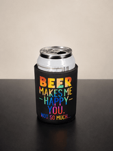 5mm Neoprene Stubby Holder for 375ml Cans - Beer makes me happy.... You, not so much - Built Different Goods