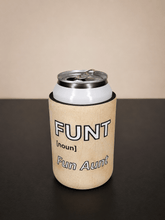 5mm Neoprene Stubby Holder for 375ml Cans - FUNT - Funny Aunt - Built Different Goods