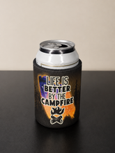 5mm Neoprene Stubby Holder for 375ml Cans - Life is better by the campfire