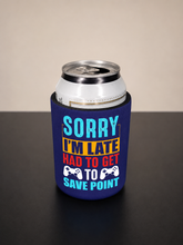 5mm Neoprene Stubby Holder for 375ml Cans - Sorry I'm Late