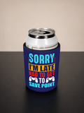 5mm Neoprene Stubby Holder for 375ml Cans - Sorry I'm Late - Built Different Goods