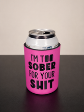 5mm Neoprene Stubby Holder for 375ml Cans - I'm too sober for your sh#$t
