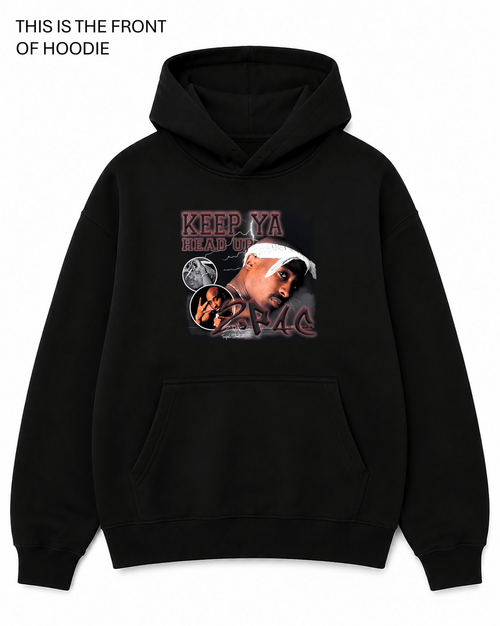 BDG Graphic Hoodie - 2Pac - Built Different Goods