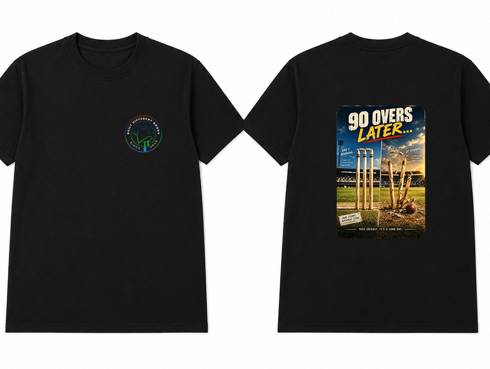 90 Overs Later Graphic T-Shirt - Built Different Goods