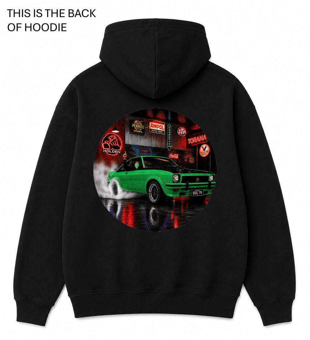 BDG Graphic Hoodie - Holden Torana A9X - Built Different Goods