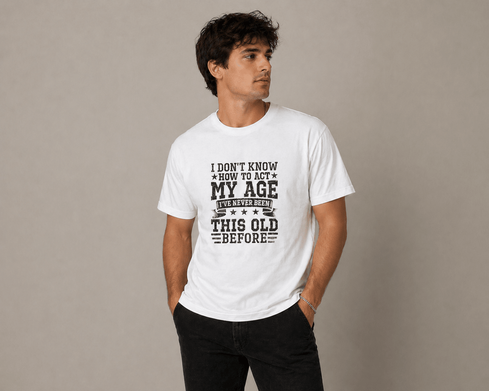 BDG Graphic T-Shirt - Don't know how to act my age - Built Different Goods