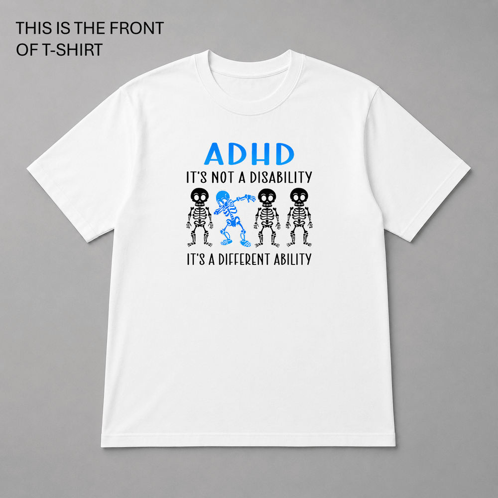 BDG Graphic T-Shirt - ADHD Different Ability - Built Different Goods