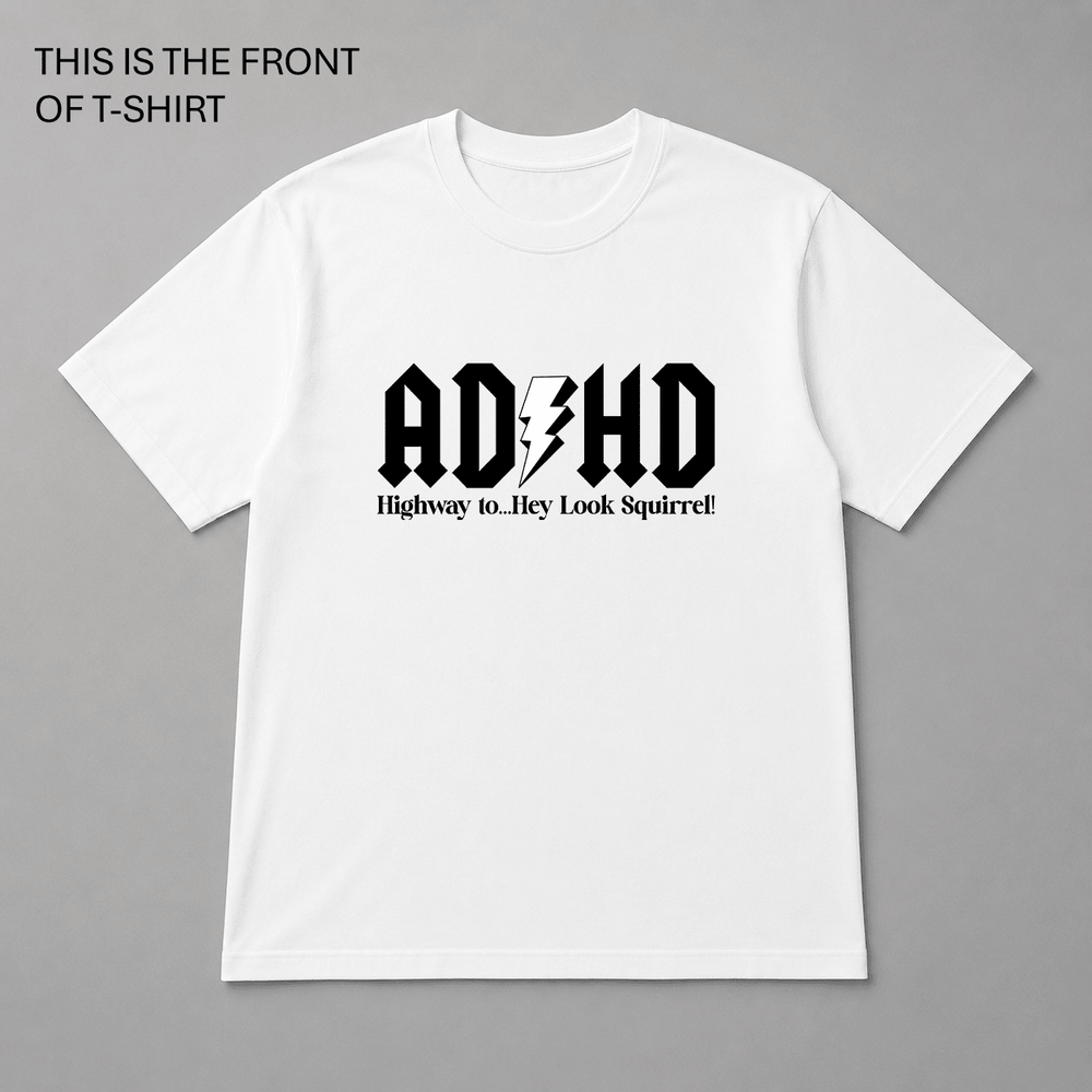 BDG Graphic T-Shirt - ADHD Highway to - Built Different Goods