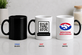 AFL QR Code Colour Changing Mug - Built Different Goods