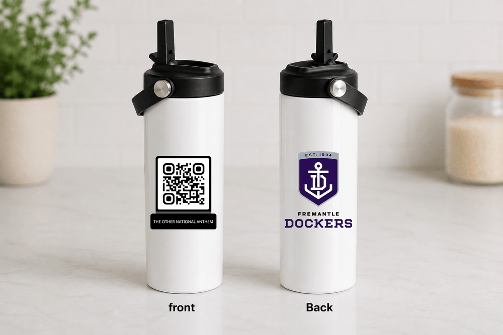 AFL QR Code 20oz Stainless Steel Tumbler With Two Lids - Built Different Goods