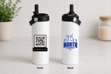 AFL QR Code 20oz Stainless Steel Tumbler With Two Lids - Built Different Goods