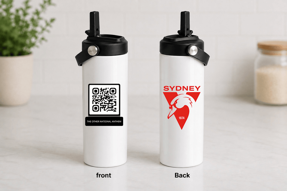 AFL QR Code 20oz Stainless Steel Tumbler With Two Lids - Built Different Goods