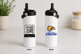 AFL QR Code 20oz Stainless Steel Tumbler With Two Lids - Built Different Goods