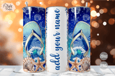 20oz Stainless Steel Tumbler With Two Lids - Thongs - Add your name