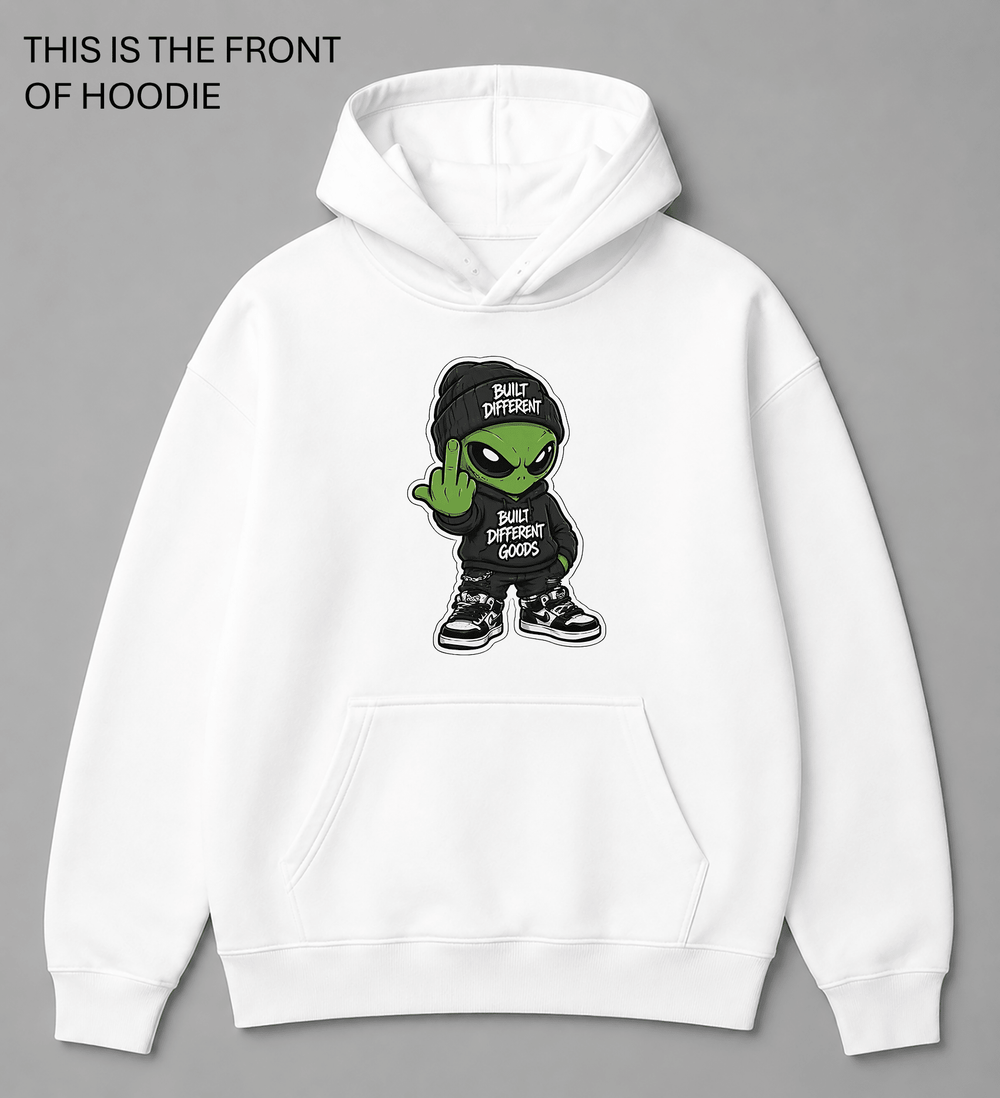 BDG Graphic Hoodie - BDG Alien - Built Different Goods