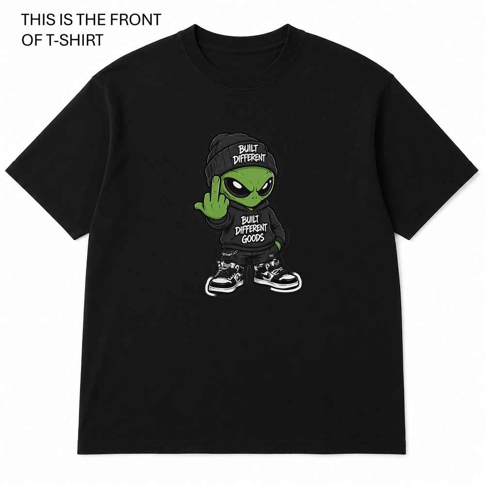 BDG Graphic T-Shirt - BDG Alien - Built Different Goods
