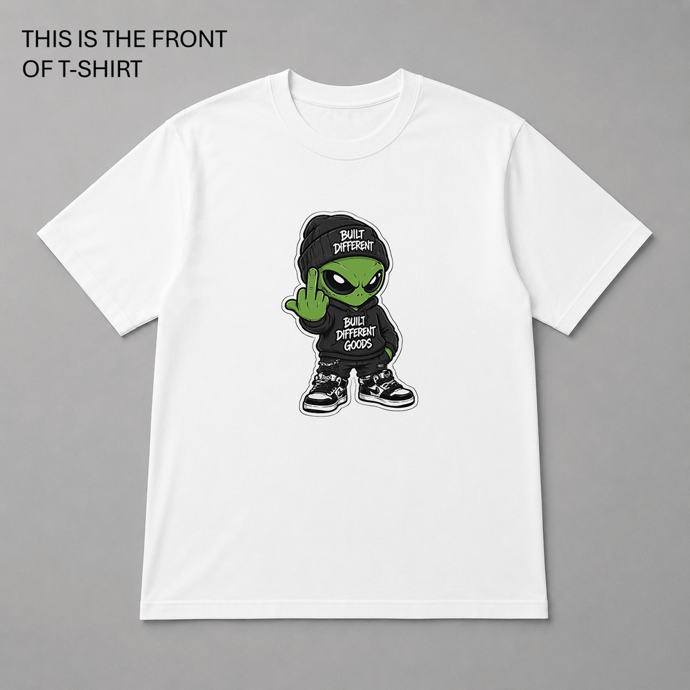 BDG Graphic T-Shirt - BDG Alien - Built Different Goods