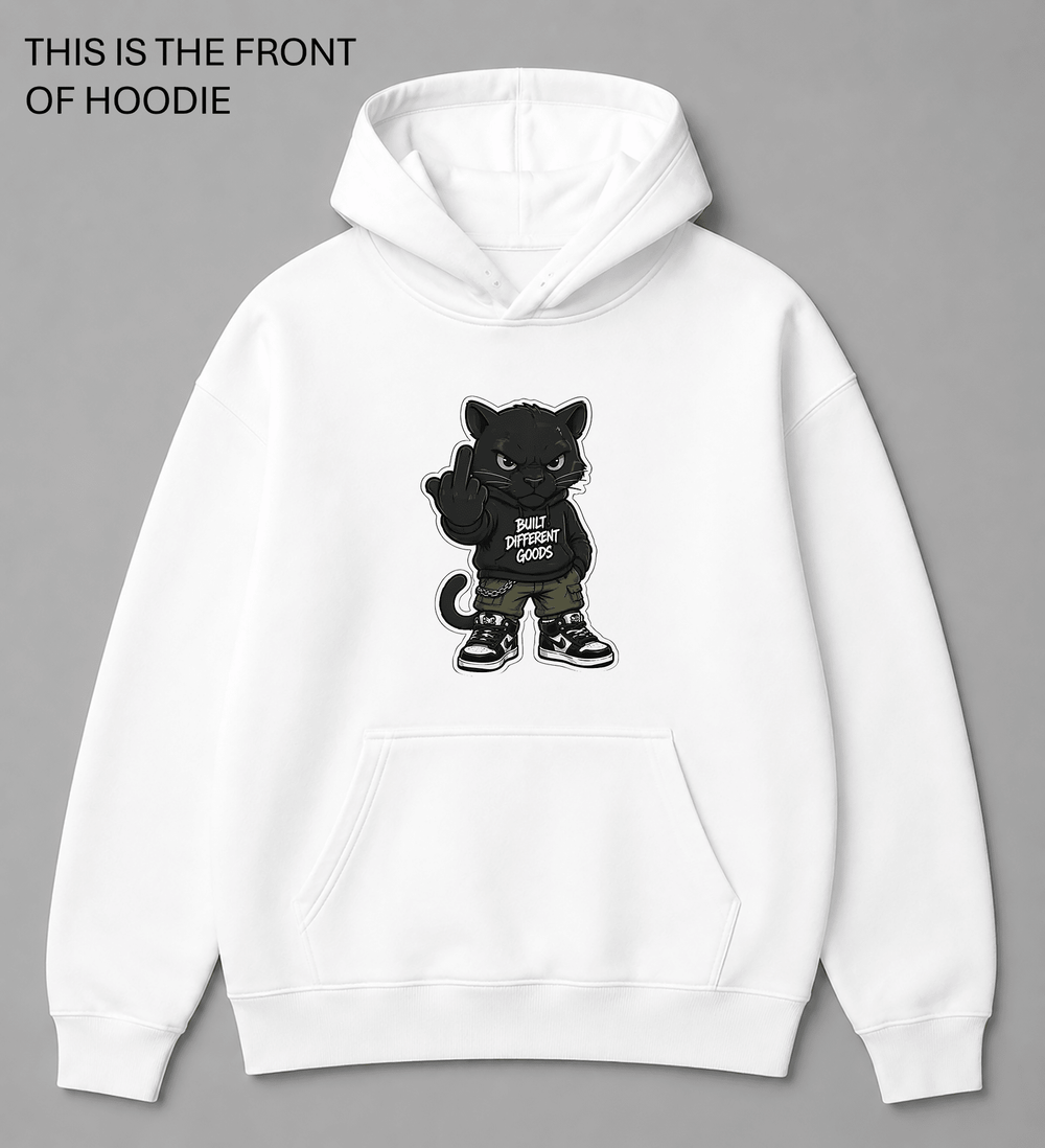 BDG Graphic Hoodie - BDG Cat - Built Different Goods