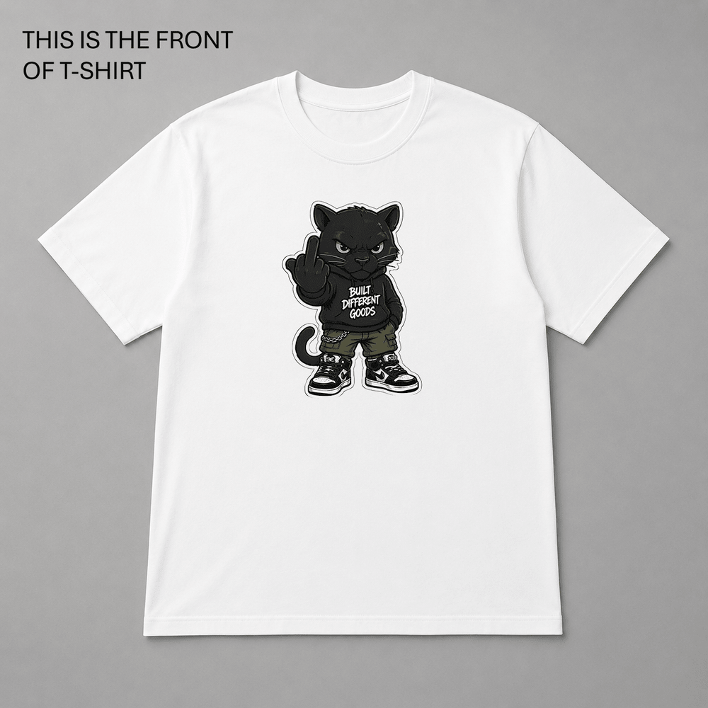 BDG Graphic T-Shirt - BDG Cat - Built Different Goods
