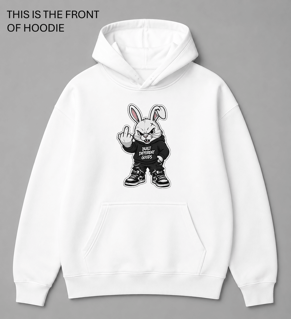 BDG Graphic Hoodie - BDG Rabbit - Built Different Goods