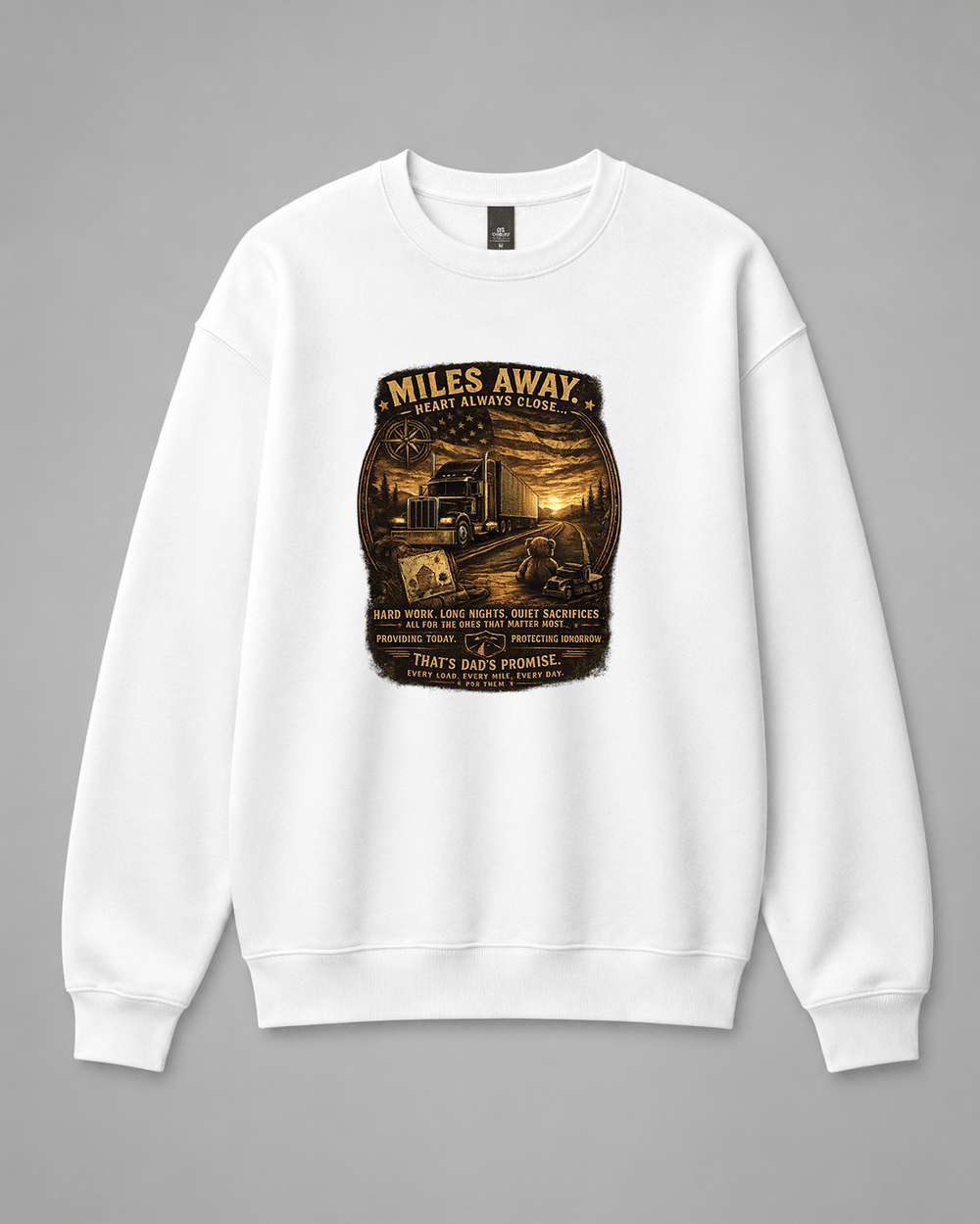 Kenworth Miles Away Sweatshirt | Built Different Goods - Built Different Goods