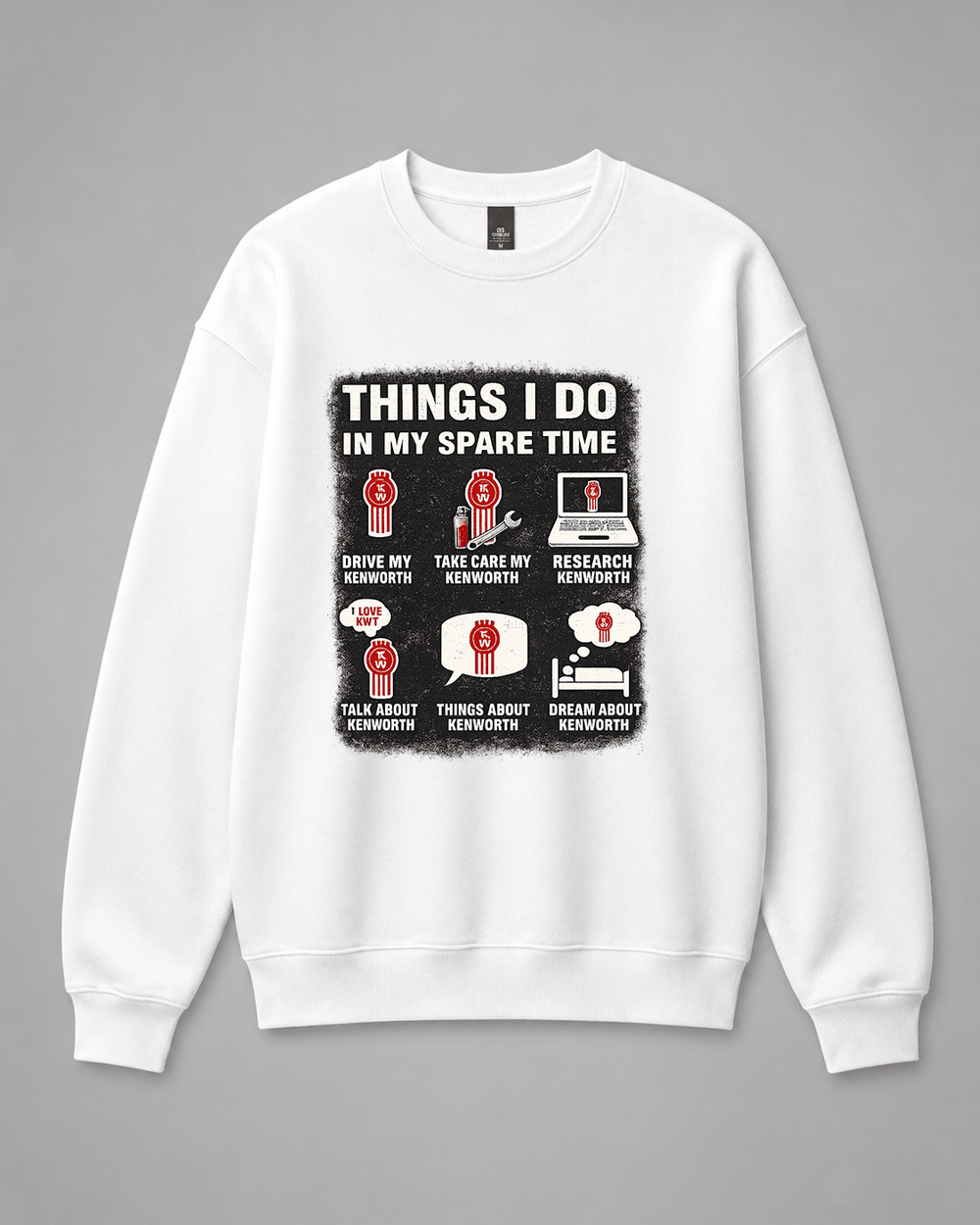 Kenworth Spare Time Sweatshirt | Built Different Goods - Built Different Goods