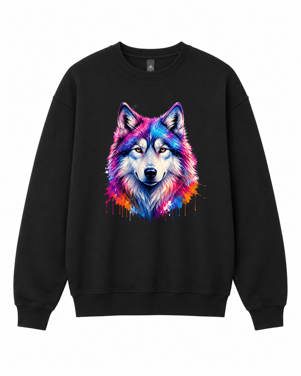 Cosmic Wolf Crewneck Sweatshirt | Built Different Goods - Built Different Goods