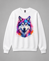 Cosmic Wolf Crewneck Sweatshirt | Built Different Goods - Built Different Goods