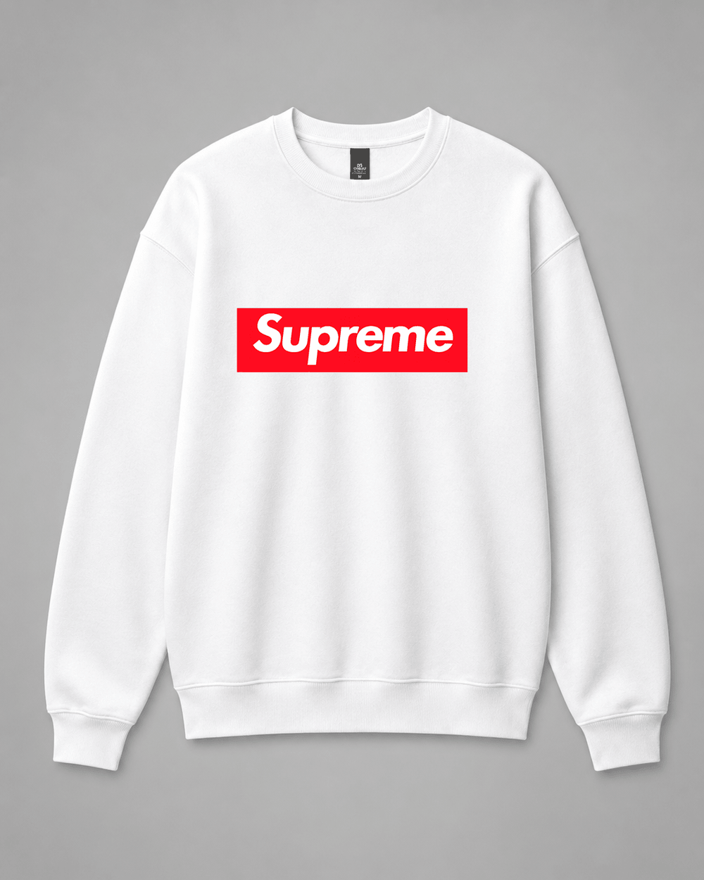 Red Tag Crewneck Sweatshirt | Built Different Goods - Built Different Goods