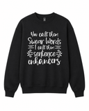 You call them Swearwords Crewneck Sweatshirt | Built Different Goods - Built Different Goods