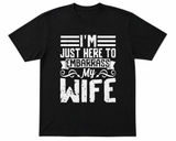 BDG Graphic T-Shirt - I'm just here to embarrass my wife