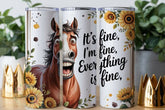 BDG 20oz Tumbler - It's fine, I'm fine, Everything is Fine