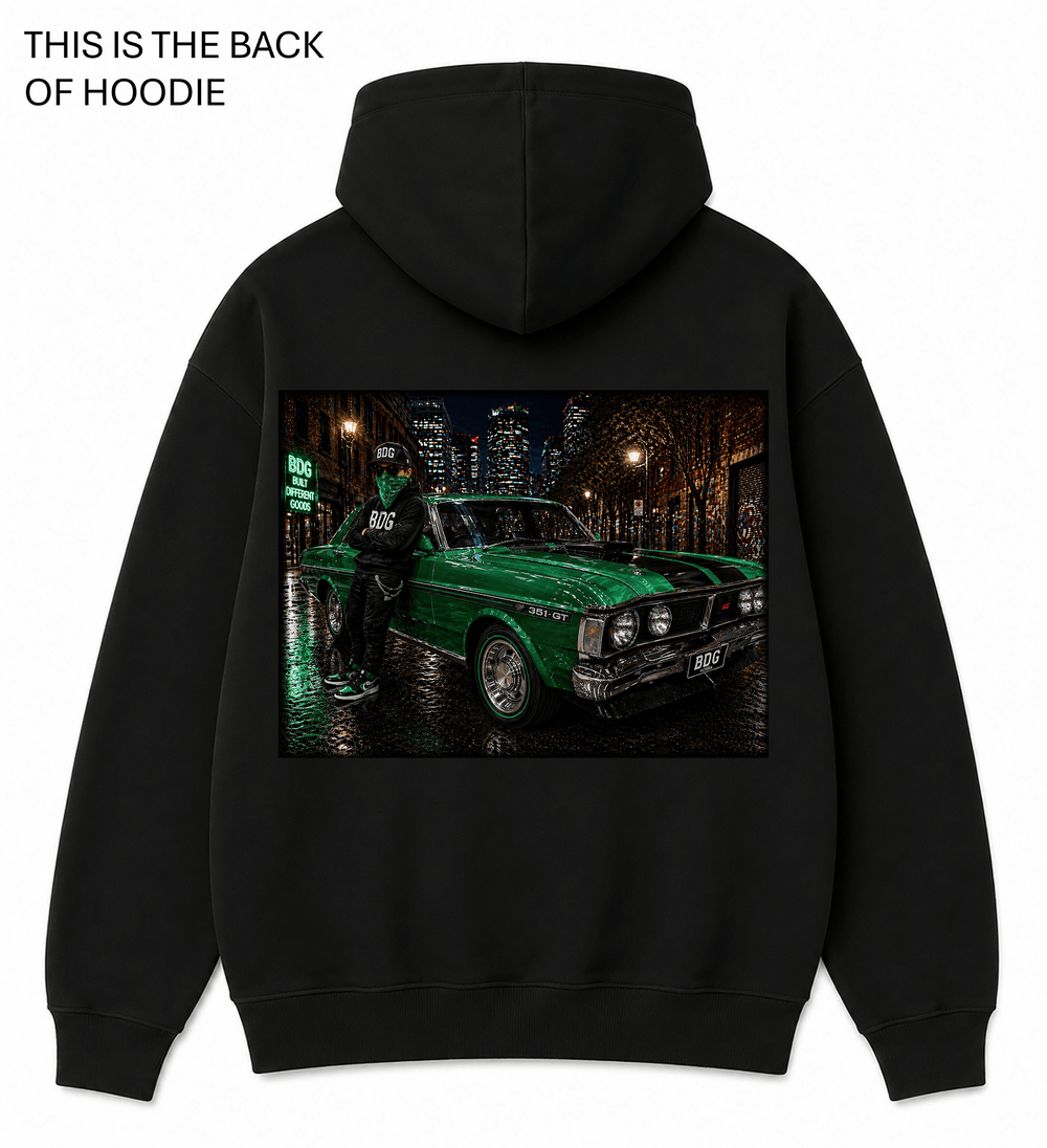 BDG Graphic Hoodie - Ford GT HO Phase 3 - Built Different Goods