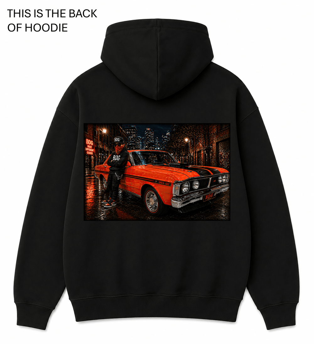 BDG Graphic Hoodie - Ford GT HO Phase 3 - Built Different Goods