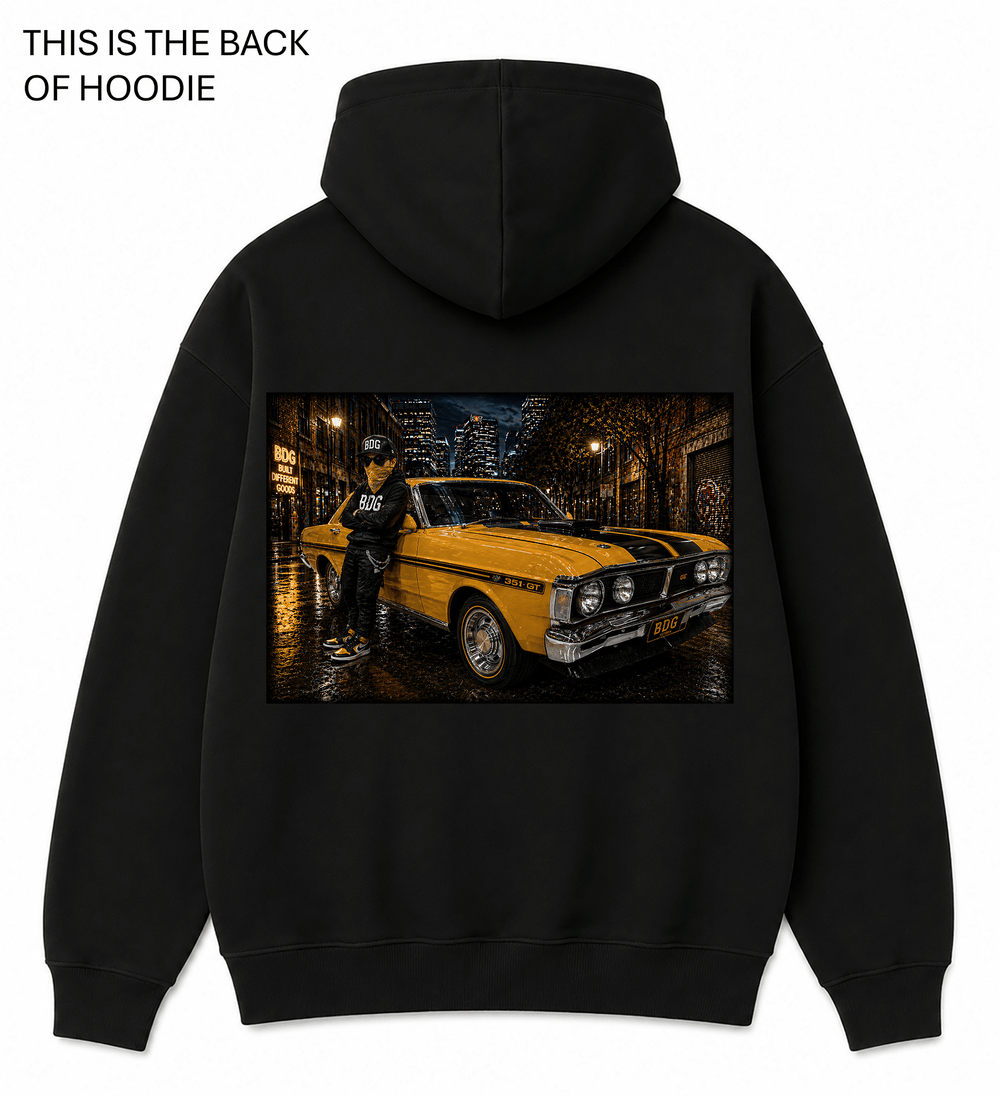 BDG Graphic Hoodie - Ford GT HO Phase 3 - Built Different Goods
