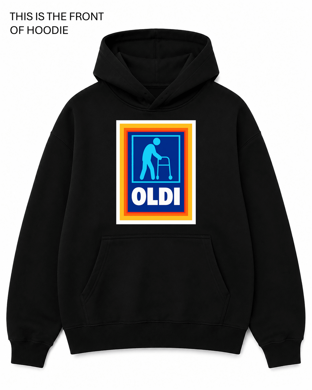 BDG Graphic Hoodie - Oldi - Built Different Goods