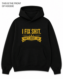 BDG Graphic Hoodie - I Fix S^t - Built Different Goods