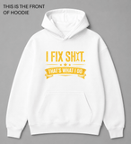 BDG Graphic Hoodie - I Fix S^t - Built Different Goods