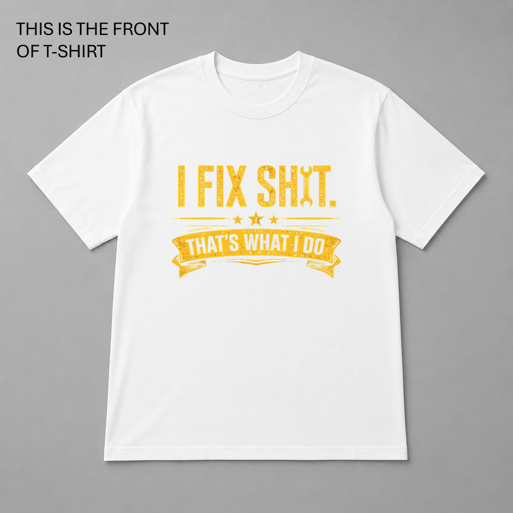 BDG Graphic T-Shirt - I Fix S^t - Built Different Goods