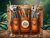 BDG 20oz Tumbler - Best Dad ever toolbelt