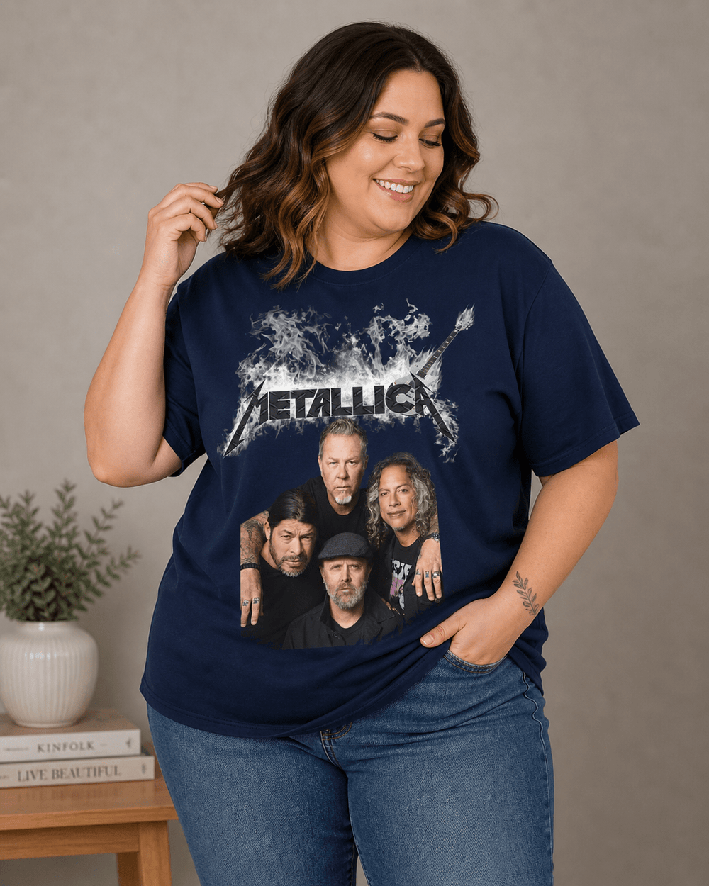 BDG Graphic T-Shirt - Metallica Band - Built Different Goods