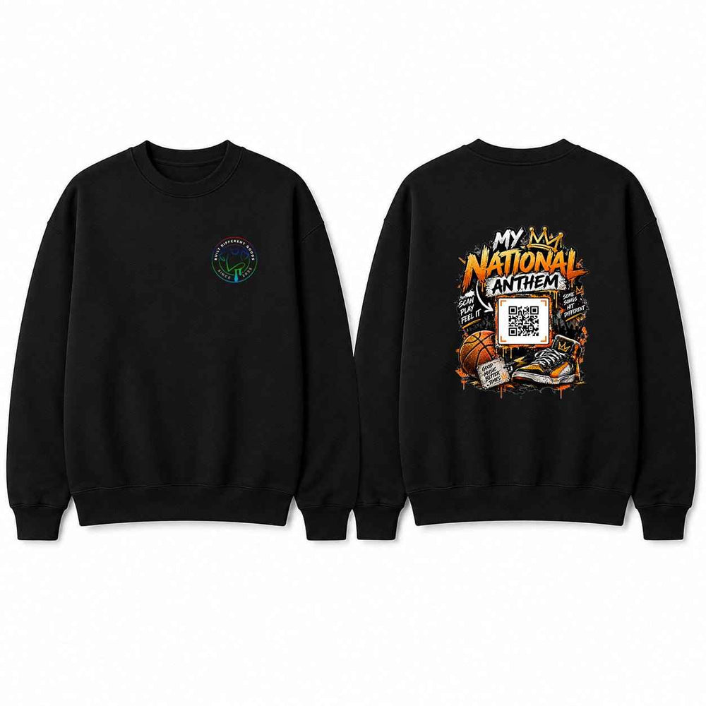 BDG Crew Neck Sweatshirt - QR - NBL My National Anthem