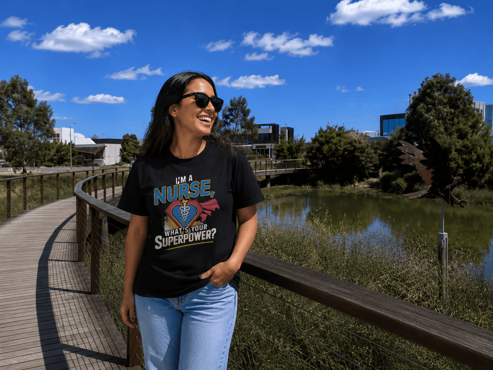 BDG Graphic T-Shirt - I'm a Nurse - Built Different Goods