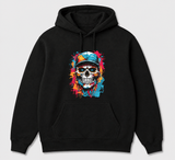 BDG Graphic Hoodie - Neon Skull - Built Different Goods