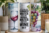20oz Stainless Steel Tumbler With Two Lids - It's called summer water