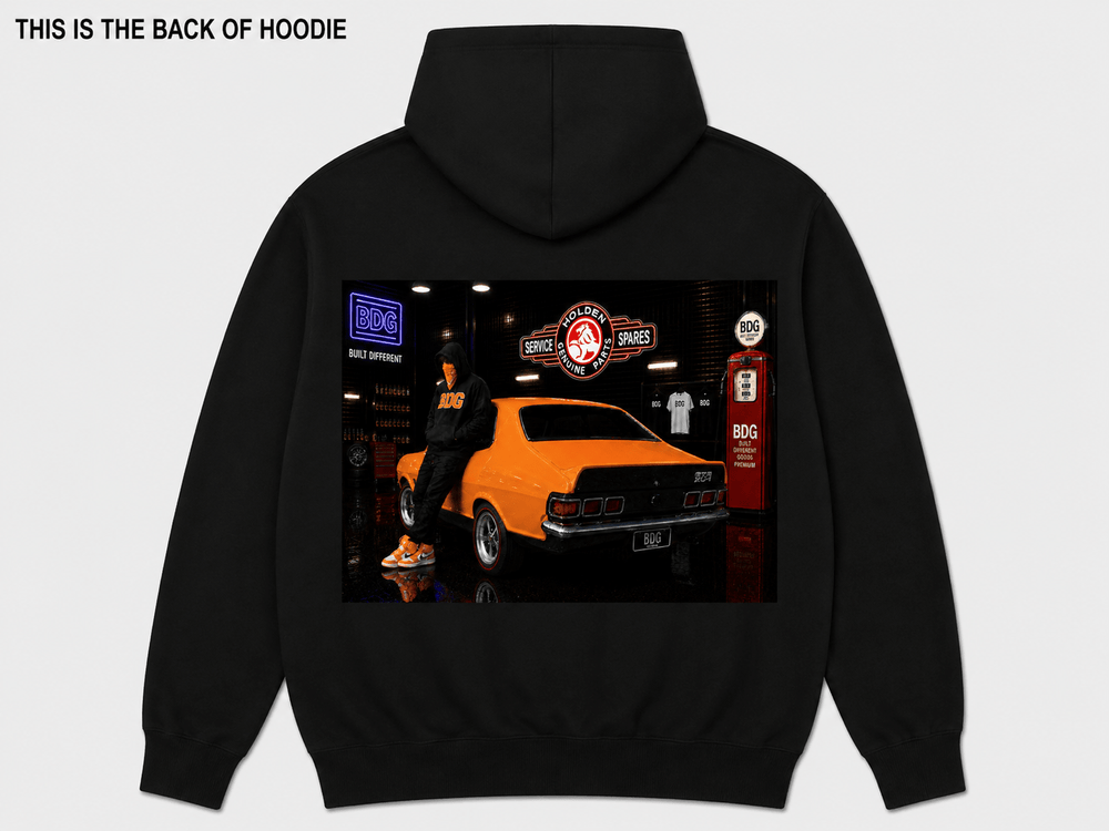 BDG Graphic Hoodie - Holden Torana XU1 - Built Different Goods