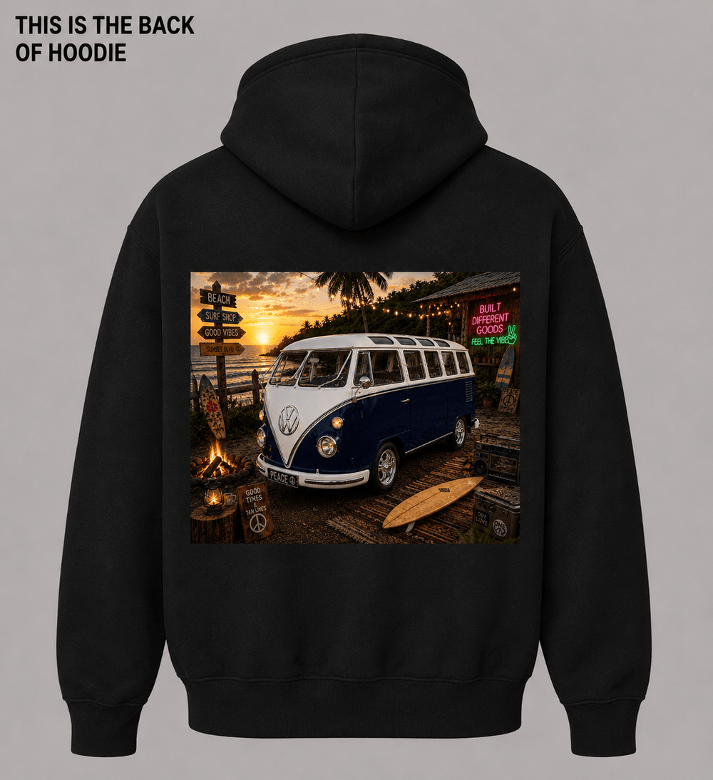 BDG Graphic Hoodie - VW Kombi Van - Built Different Goods