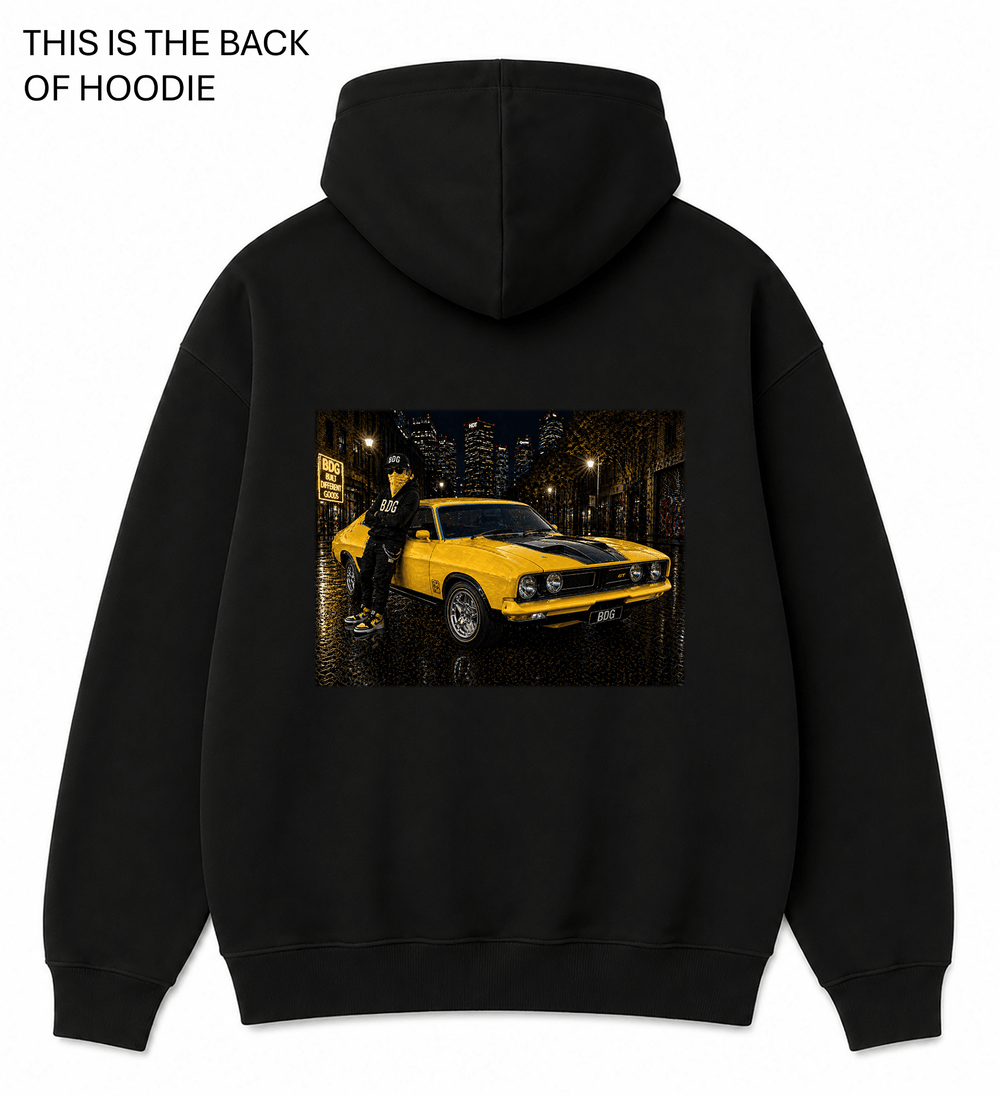 BDG Graphic Hoodie - Ford XB GT - Built Different Goods