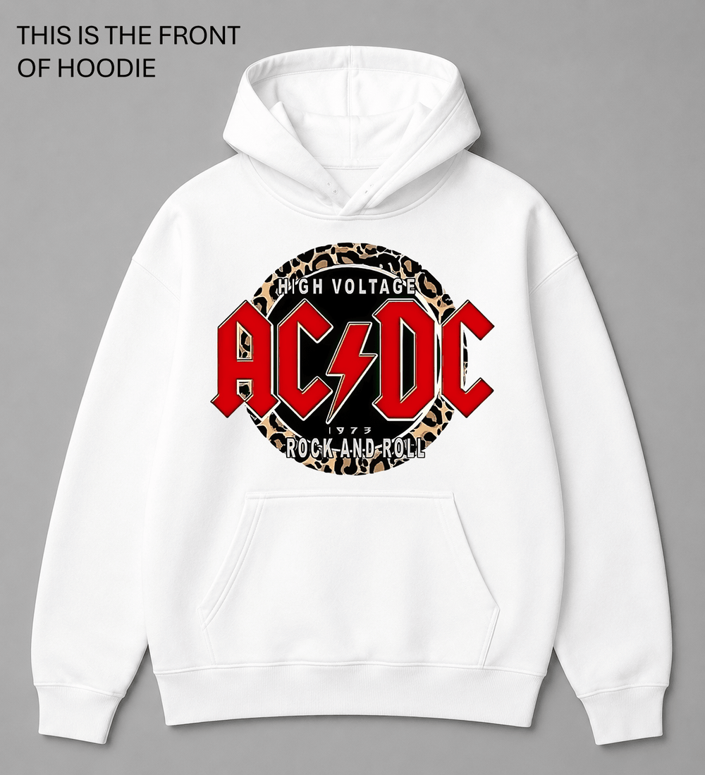 BDG Graphic Hoodie - ACDC - High Voltage - Built Different Goods